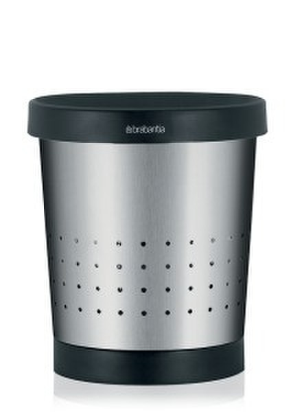Brabantia 364303 5L Black,Silver waste basket