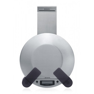 Brabantia 460081 Electronic kitchen scale Schwarz, Edelstahl Küchenwaage