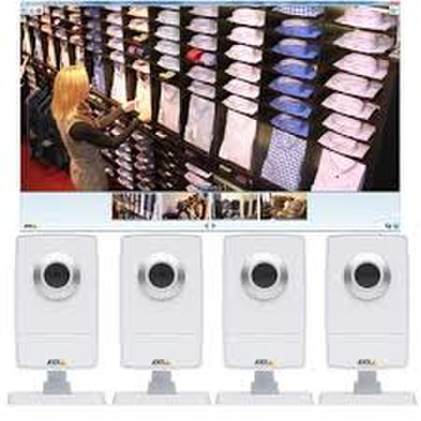 Axis M1014 Surveillance Kits IP security camera indoor box White