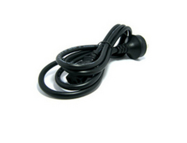 Liebert 539031G10 3m C20 coupler NEMA L6-20R Black power cable