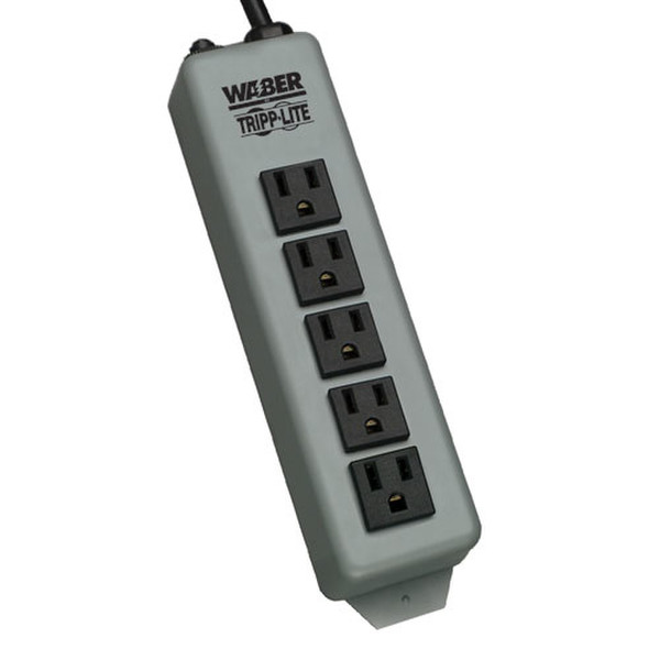 Tripp Lite 602-15 5AC outlet(s) 120V 4.572m Black surge protector