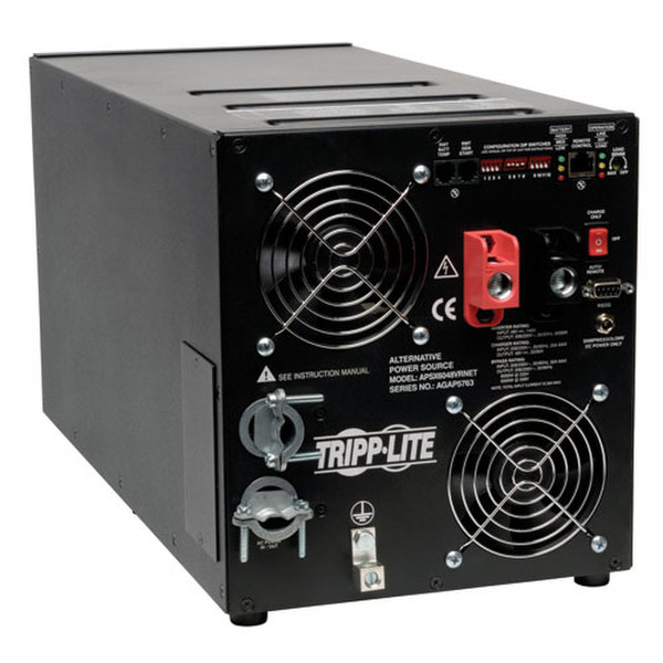 Tripp Lite PowerVerter APS X 6000W 48VDC 208/230V Inverter/Charger with Line-Interactive AVR, Hardwired