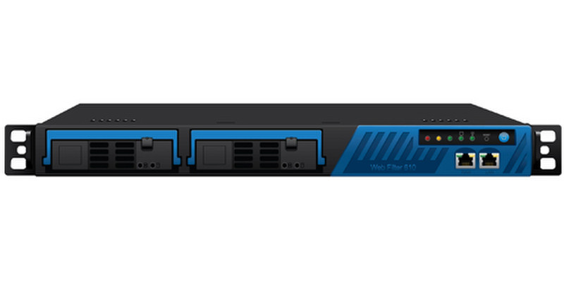 Barracuda Networks Barracuda Web Filter 610 1U 200Mbit/s hardware firewall