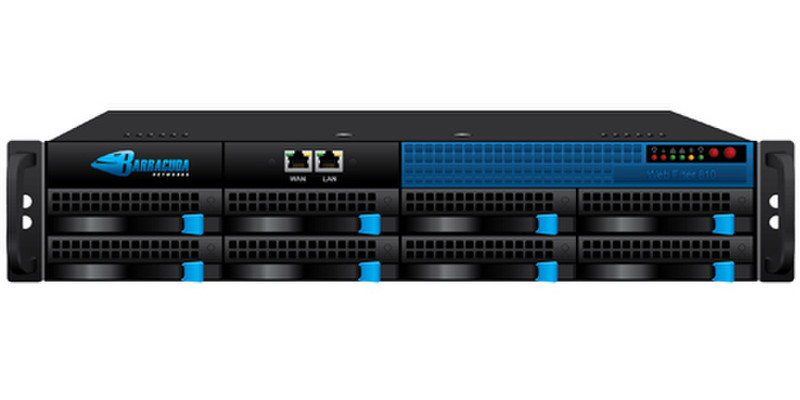 Barracuda Networks Web Filter 910 2U 1000Mbit/s Firewall (Hardware)