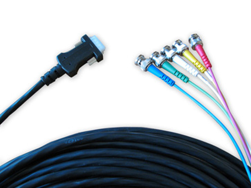 Kramer Electronics CP-GM/5BM-50 (M) 15.2m VGA (D-Sub) 5 x BNC Black video cable adapter