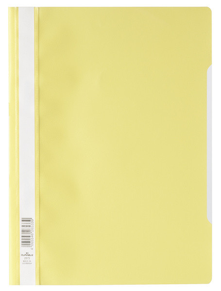 Durable 2573-04 Polypropylene (PP) Transparent,Yellow folder