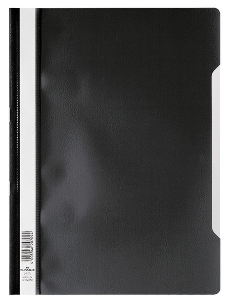 Durable 2573-01 Polypropylene (PP) Black,Transparent folder