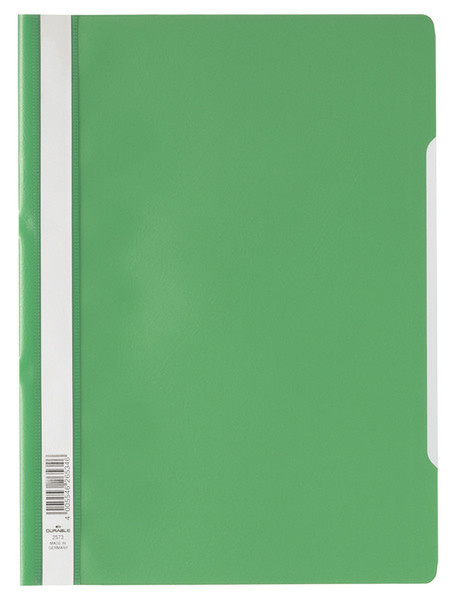 Durable 2573-05 Polypropylene (PP) Green,Transparent folder