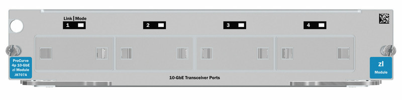 HP ProCurve Switch 5400zl 4p 10-GbE X2 Module networking card