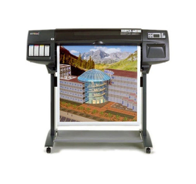 HP Designjet 1050cm Plus Remarketed Printer крупно-форматный принтер