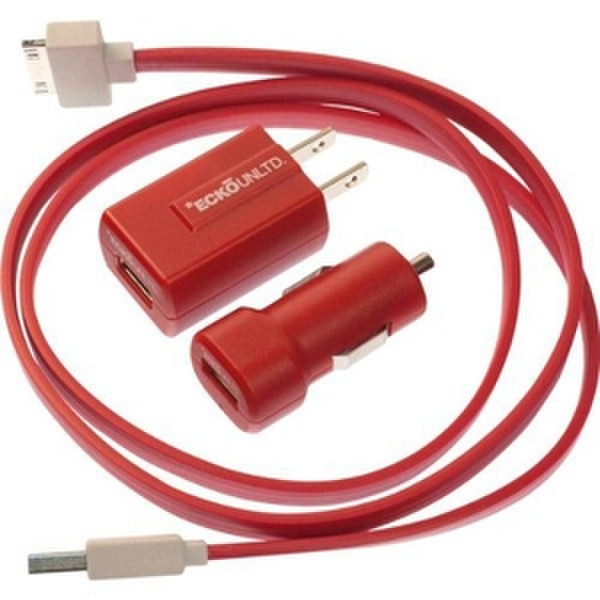 Mizco EKU-PK1-RD Auto,Indoor Red mobile device charger
