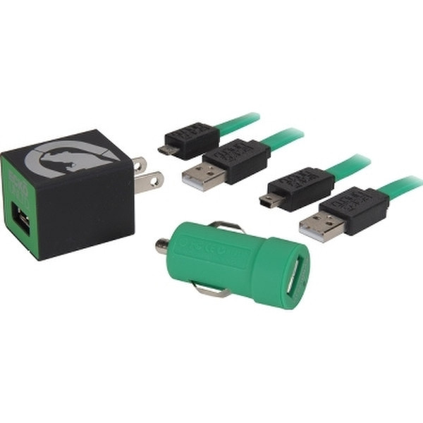 Mizco EKU-PKBB-GRN Auto,Indoor Green mobile device charger