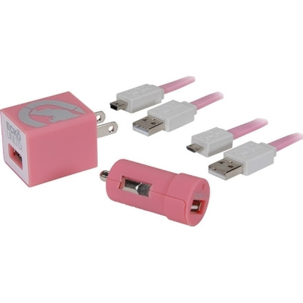 Mizco EKU-PKBB-PK Авто, Для помещений Розовый зарядное для мобильных устройств