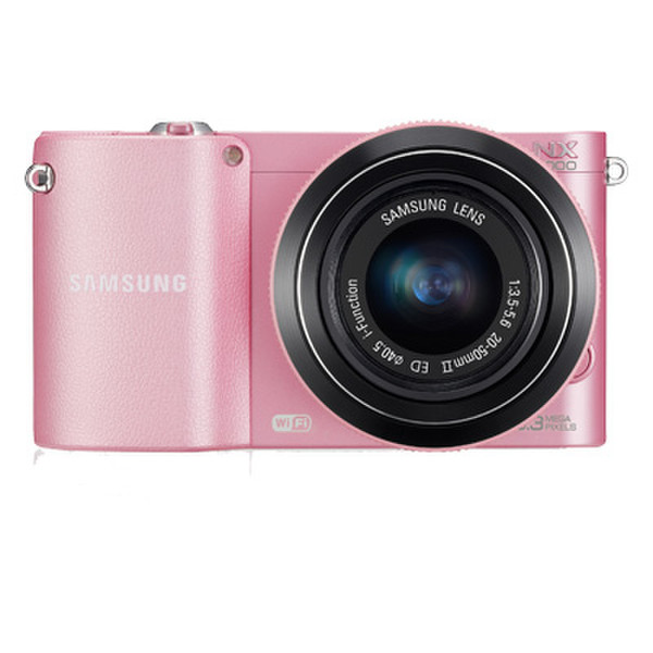 Samsung NX NX1000 20.3МП CMOS 5472 x 3648пикселей Розовый