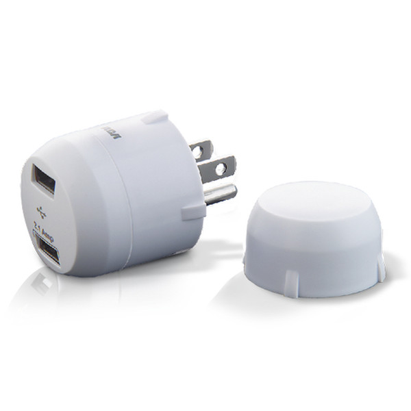 Audiovox PCHUSB2R Для помещений Белый зарядное для мобильных устройств