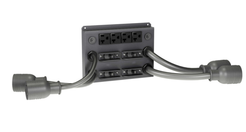 Liebert PD2-105 8AC outlet(s) Black power distribution unit (PDU)