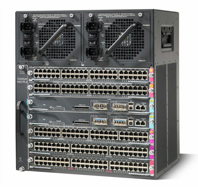 Cisco Catalyst 4507R-E 11U network equipment chassis