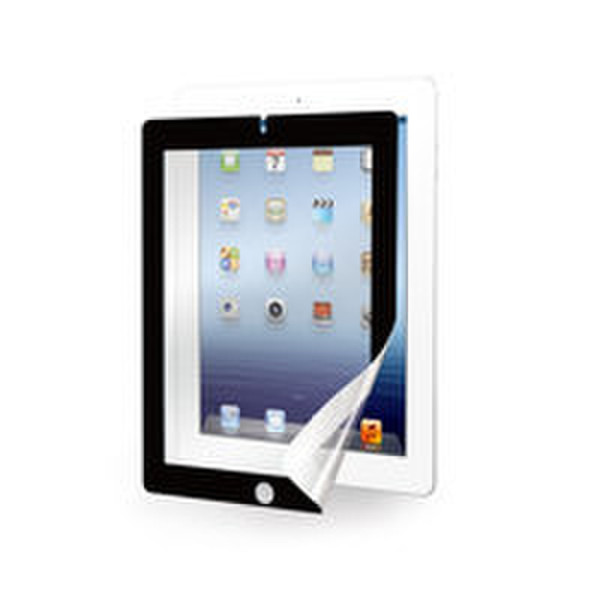 Muvit New iPad & iPad2 Bubble-Free, Black Edges