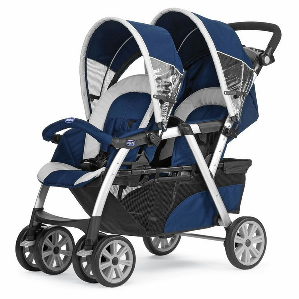 Chicco Together Tandem stroller 2seat(s) Black,Blue,Grey,Stainless steel