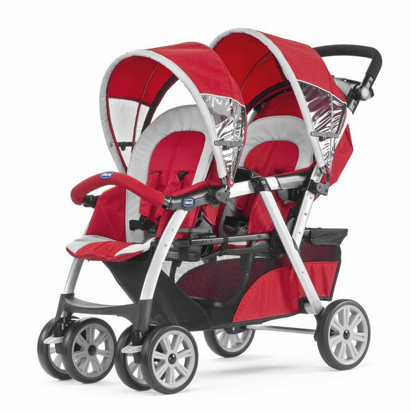 Chicco Together Tandem stroller 2seat(s) Black,Grey,Red,Stainless steel