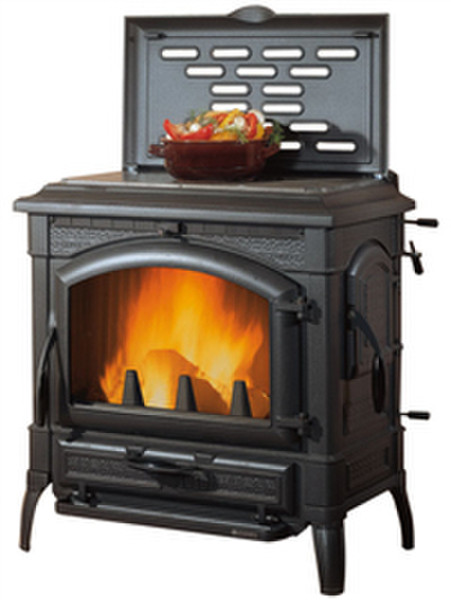 La Nordica Isotta freestanding Firewood Black stove
