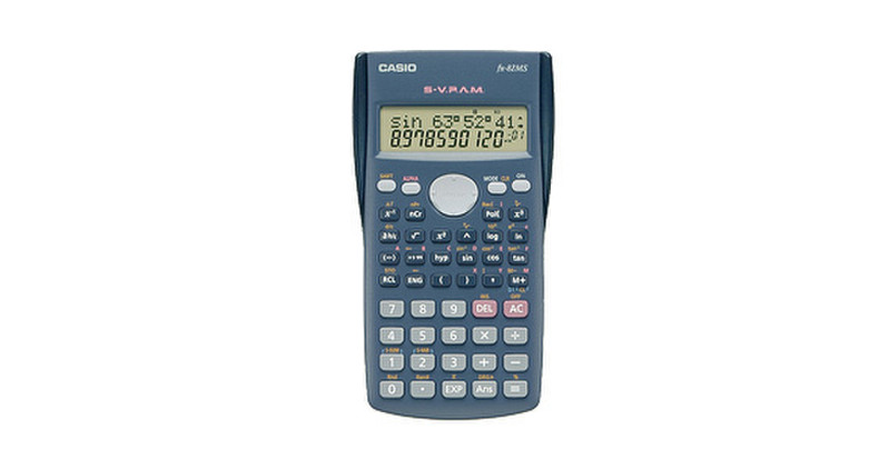 Casio FX-82MS Desktop Scientific calculator Blau