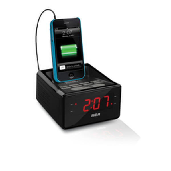 Audiovox RC127I Часы Цифровой Черный радиоприемник