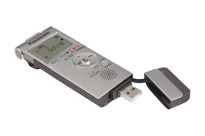 Panasonic RR-XS350 Internal memory & flash card Белый диктофон