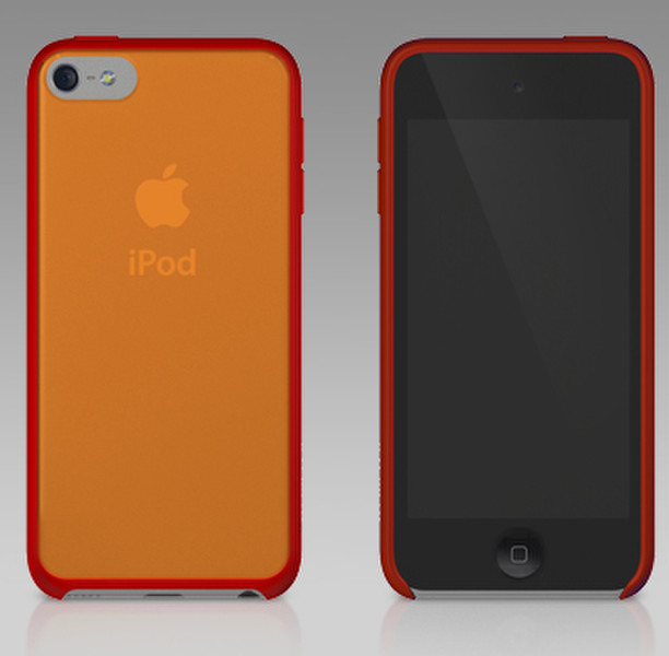 XtremeMac Microshield Accent Cover case Оранжевый, Красный