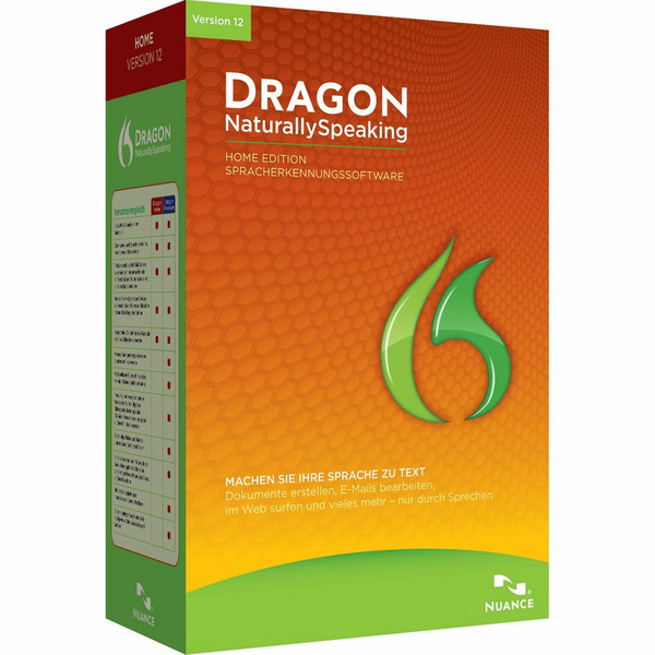 Nuance Dragon NaturallySpeaking 12.0 Home