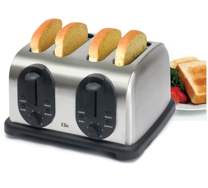 Maxi-Matic ECT-400X 4slice(s) Metallisch Toaster