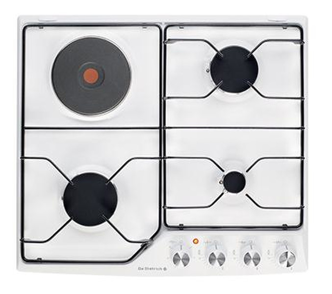 De Dietrich DTE1111W built-in Combi White hob