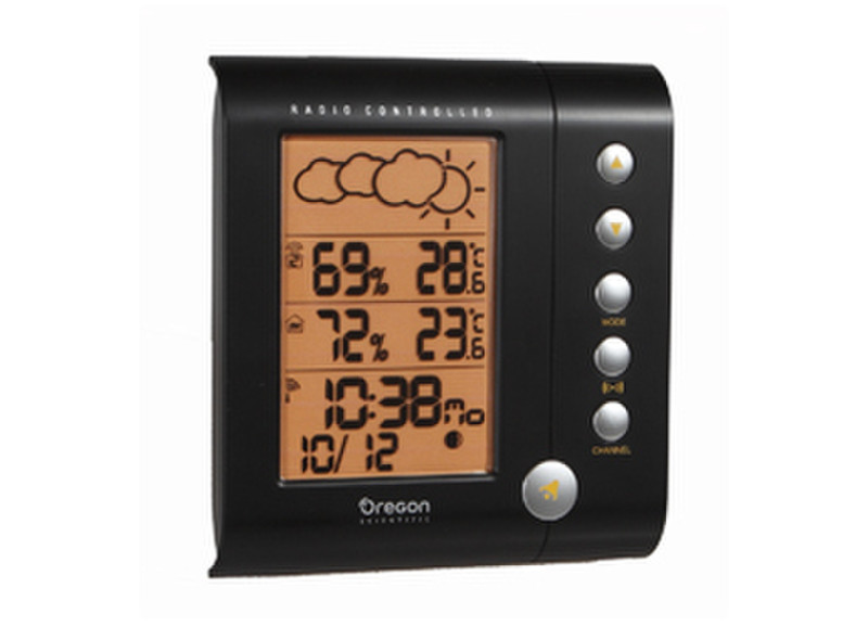 Oregon Scientific BAR628HGN Black weather station