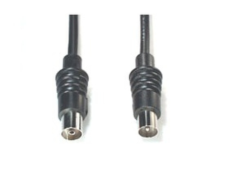 e+p HFS 2 2.5m Coax Coax Black coaxial cable