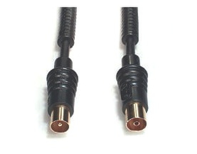 e+p AB 301 G 1.5м coax coax Черный коаксиальный кабель