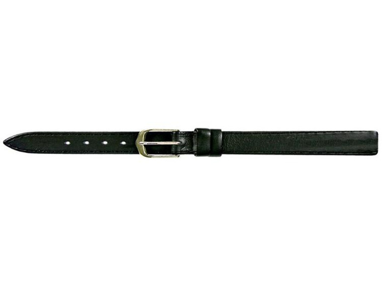 Apollo 11.121 Watch strap Leather Black