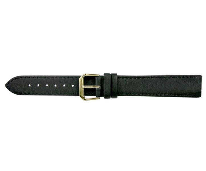 Apollo 12.101 Watch strap Leather Black