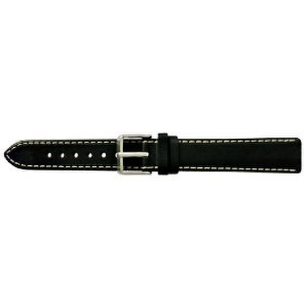Apollo 12.180 Watch strap Leather Black