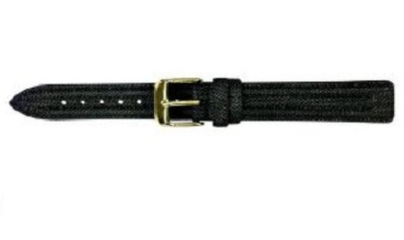 Apollo 12.190 Watch strap Leather Black