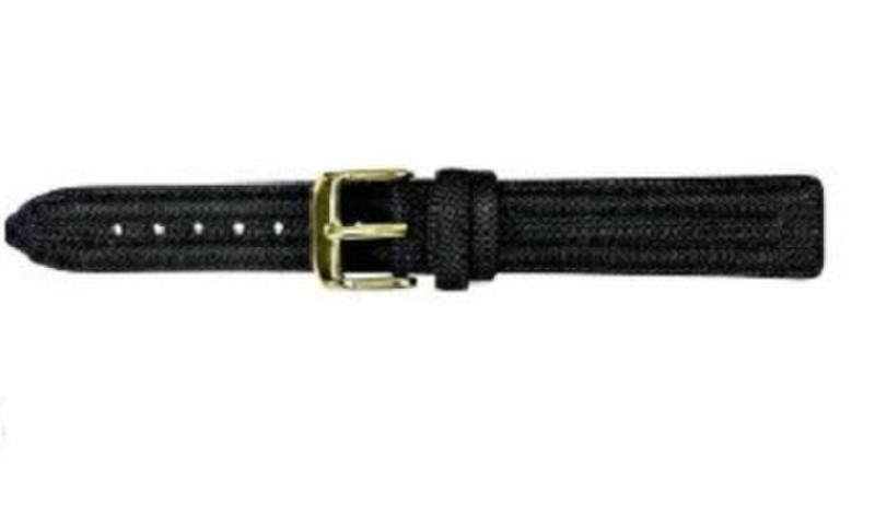 Apollo 12.190 Watch strap Leather Black
