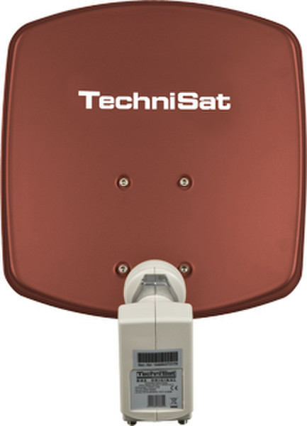 TechniSat DigiDish 33 10.7 - 12.75GHz Red satellite antenna