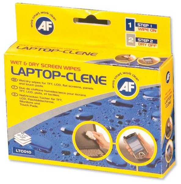 AF 179967 Screens/Plastics Equipment cleansing wet & dry cloths equipment cleansing kit