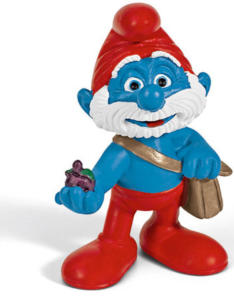 Schleich Papa Smurf with bag Синий, Красный детская фигурка