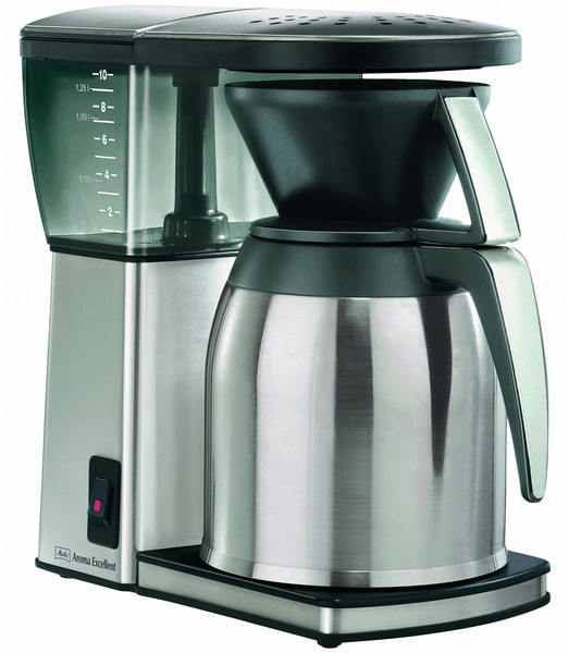 Melitta Aroma Excellent Steel Therm Drip coffee maker 1.25L 10cups Stainless steel