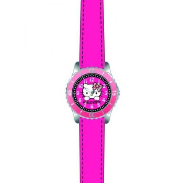Hello Kitty 4400305 Armbanduhr Mädchen Quarz Hell-Metallic Uhr