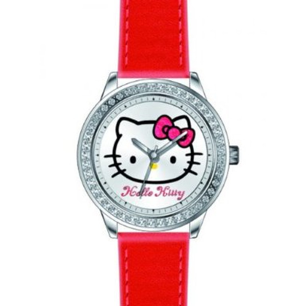 Hello Kitty 4400903 Armbanduhr Mädchen Quarz Silber Uhr