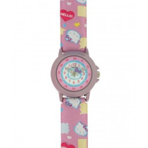 Hello Kitty 4402401 Armbanduhr Mädchen Quarz Violett Uhr