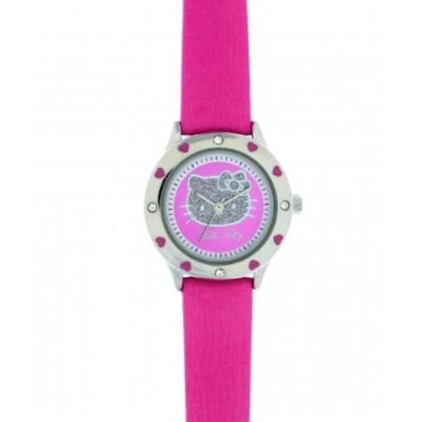 Hello Kitty 4404303 Wristwatch Girl Quartz Light metallic,Pink watch