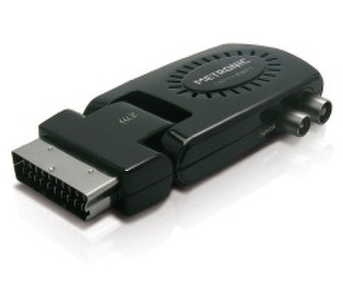 Metronic Zap Box Plug-in 2 Cable Black TV set-top box