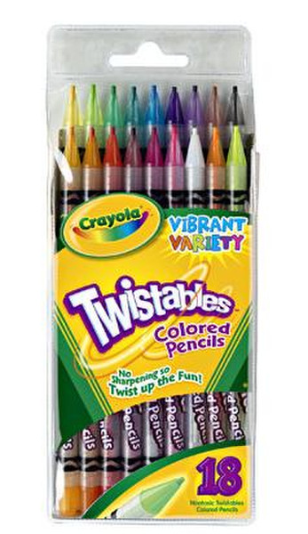 Crayola Twistables 18шт цветной карандаш